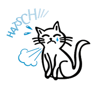 dass Katzen allergisch auf Menschen sein können?